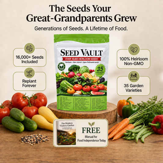 Seed Vault Heirloom Seeds (35 Pack)